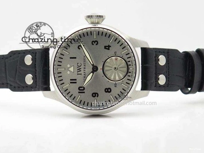 MIROTIME 0511 Big Pilot “Markus Buhler” IW5003 Turbine V6F Best Edition Silver Dial On Leather Strap A Reliable 7315